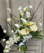 Bouquet of Cymbidium and Anthurium - Luxury from Meadow, available in Barcelona