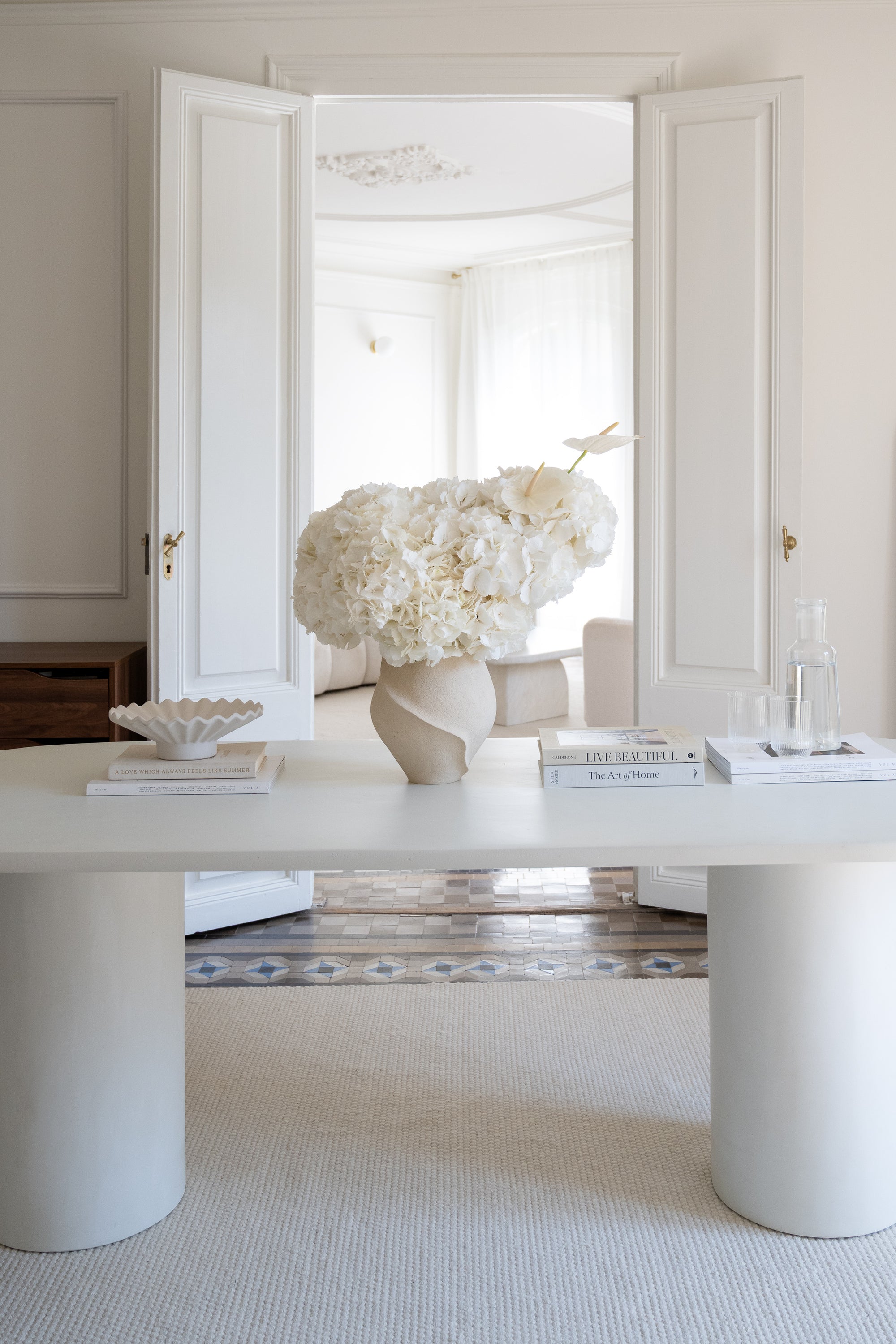 Ramo con Hortensias y Anturios
